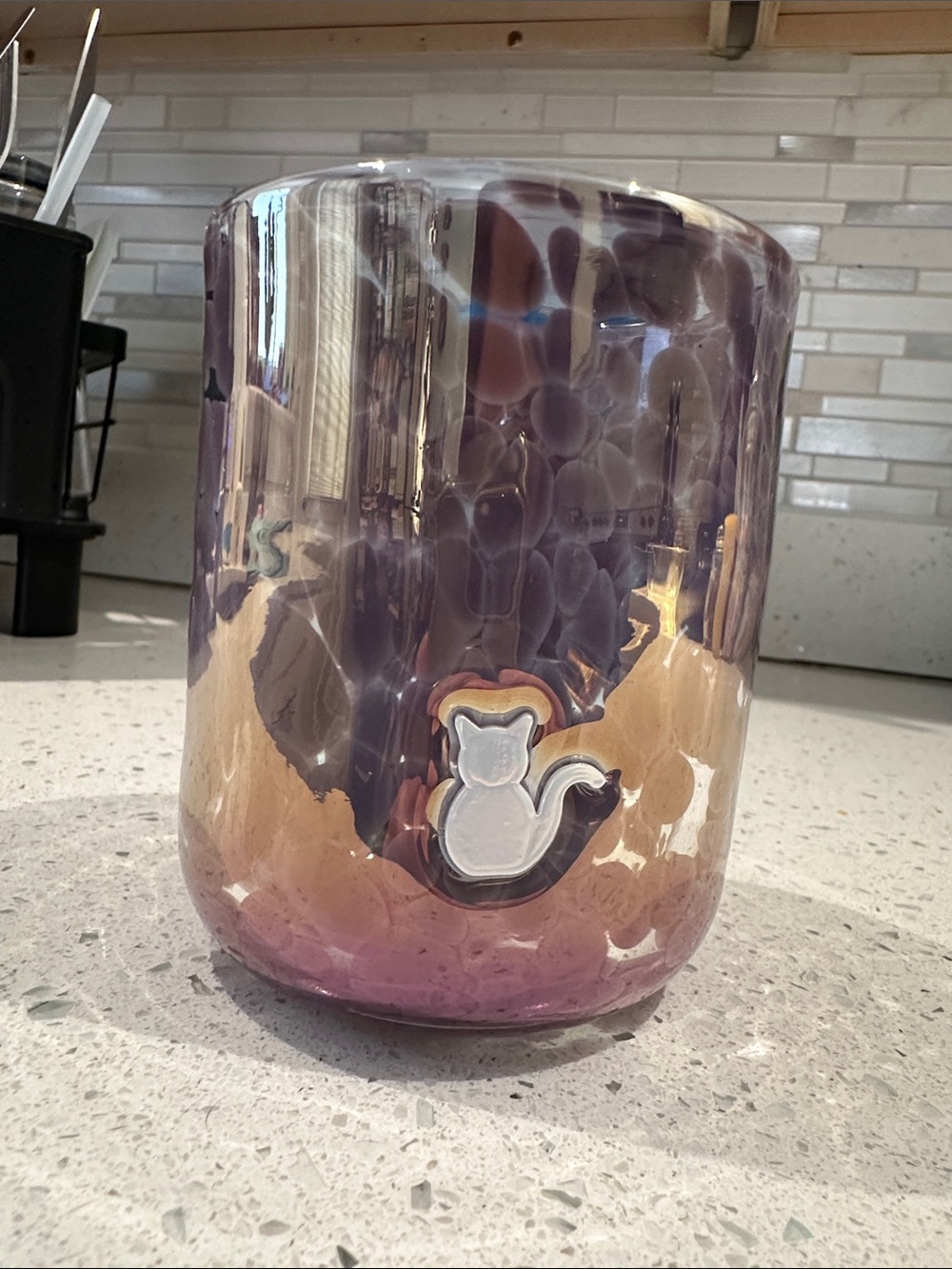 Marquee Icon Cat Glass